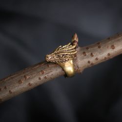 dragon ring. dragon jewelry. adjustable ring