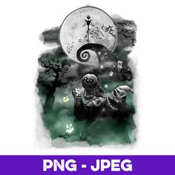 disney the nightmare before christmas haunted scene