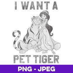 womens disney aladdin jasmine and rajah i want a pet tiger v3
