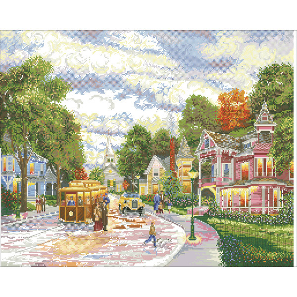 View_of_embroidery_Landscape-Seasons-Summer City.jpg