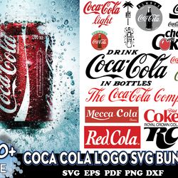 100 coca cola bundle svg, trending svg, cola logos svg
