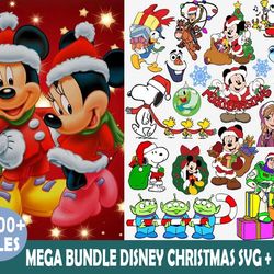 1500 files mega bundle disney christmas svg, png, disney svg
