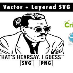 johnny depp svg and png files for cricut machine , anime svg , manga svg , goku svg