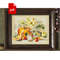 Pumpkin Harvest Cross Stitch Rustic Sampler Village Wall Decor Autumn Ornament Cross Stitch Chart 0