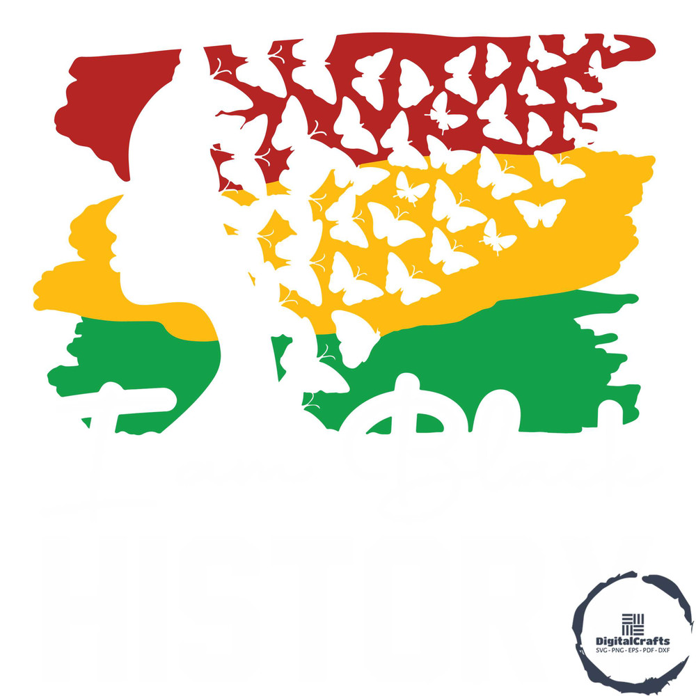 I am Black History Black History Month SVG Graphic Design Files