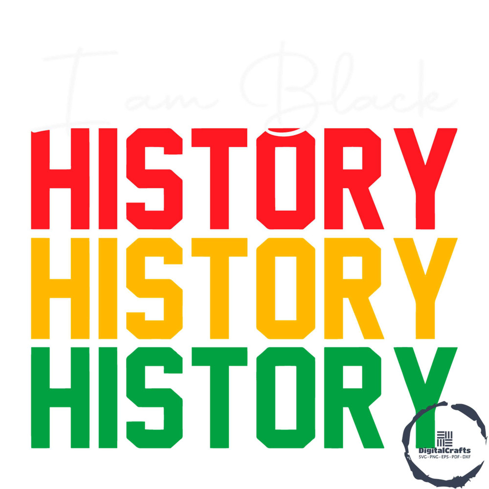 I Am Black History Black History Month SVG Cutting Files