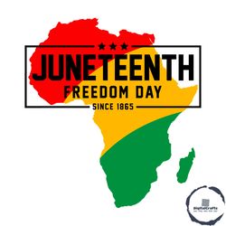 juneteenth freedom since 1865 svg graphic design files