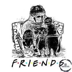 rocket raccoon and friends png silhouette sublimation files