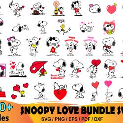 40 snoopy love bundle svg, snoopy svg, snoopy love svg, snoopy svg, snoopy love svg, valentine snoopy, snoopy heart svg,