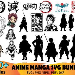 20 demon slayer bundle svg, demon slayer svg, demon slayer svg, demon slayer clipart, demon slayer vector, nezuko svg, t