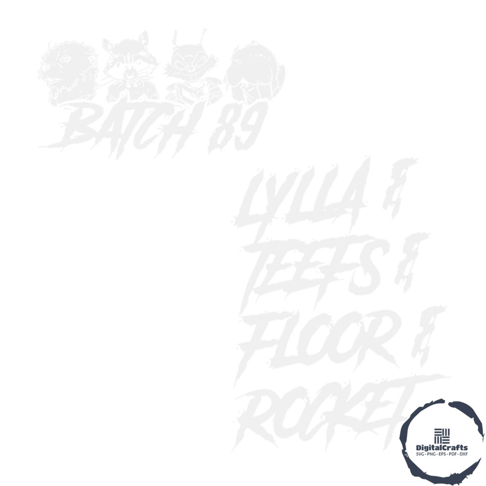 Rocket Raccoon Rocket And Friends SVG Graphic Design Files