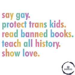 say gay human rights svg for cricut sublimation files