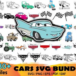 180 cars svg bundle, disney svg, pixar svg, cars cartoon, cars clipart, cars digital images, cars movie, cars planes cli