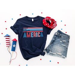 america shirt, 4th of july shirt, fourth of july shirt, independence day shirt, retro america shirt, freedom brave