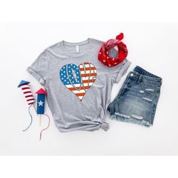 love american flag shirt, 4th of july t-shirt, fourth of july shirt, independence day shirt, retro america shirt