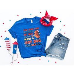 hot dog 4th of july shirt, 4th of july t-shirt, fourth of july shirt, independence day shirt, retro america shirt