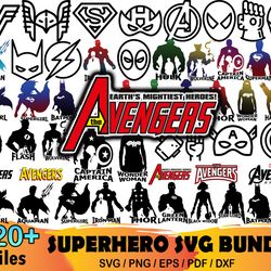 220 superhero svg bundle, marvel svg, avengers svg, superman svg, superhero svg, marvel svg, avengers svg, endgame svg