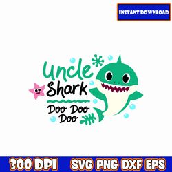 uncle shark svg: baby shark birthday baby shark birthday boy invitation baby shark happy birthday shark invitation