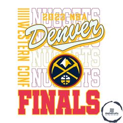 2023 western conference finals nuggets logo svg cutting files