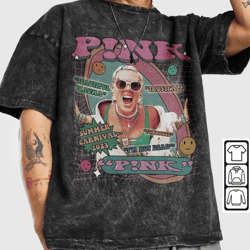 pink music shirt, trustfall album vintage graphic y2k 90s, summer carnival tour 2023 gift for fan unisex shirt hot1105ct