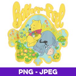 disney winnie the pooh and eeyore bother free , png design, png instant download