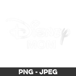 womens disney classic logo mom v3 , png design, png instant download