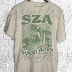 vintage sza shirt, sza merch, sza - good days graphic tee