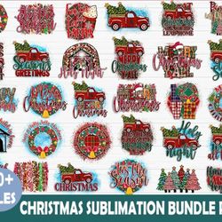 30 designs christmas holiday sublimation png bundle