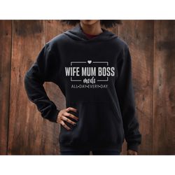 mum wife boss t-shirt, mum  shirt, mum vibes  shirt, mum life  shirt, mum mode  shirt, mother's day  shirt, mum shirt