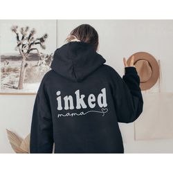 inked mama t-shirt, tattoo shirt, funny mom shirt, mother's day shirt, boss mama shirt, strong woman shirt