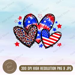 leopard heart red white blue usa flag 4th of july womens png, patriotic flag png, fourth of july png, digital download
