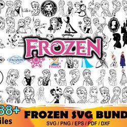 288 files frozen bundle svg, disney svg, elsa svg, anna svg