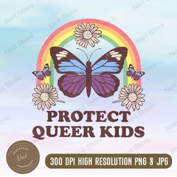 protect trans kids rainbow butterfly lgbt lgbtq pride png, protect queer kids png, protect trans kids png, lgbtq png