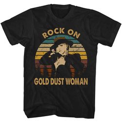 stevie nicks rock on gold dust woman shirt, stevie nicks shirt, stevie nicks tshirt, rock music shirt, 80s retro tshirt