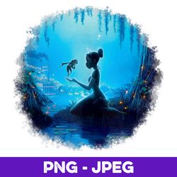 disney the princess and the frog tiana and naveen portraitt v2