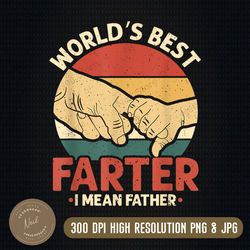 world's best farter i mean father digital png, png high quality, png, digital download