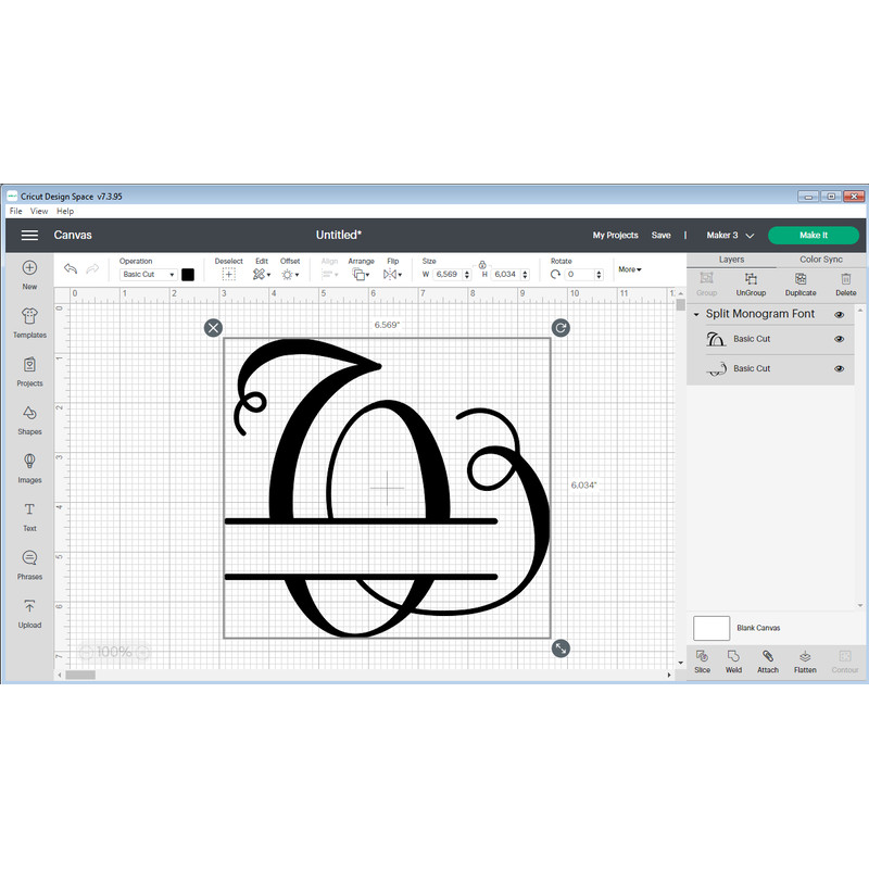 Split Monogram Font svg png 333.png