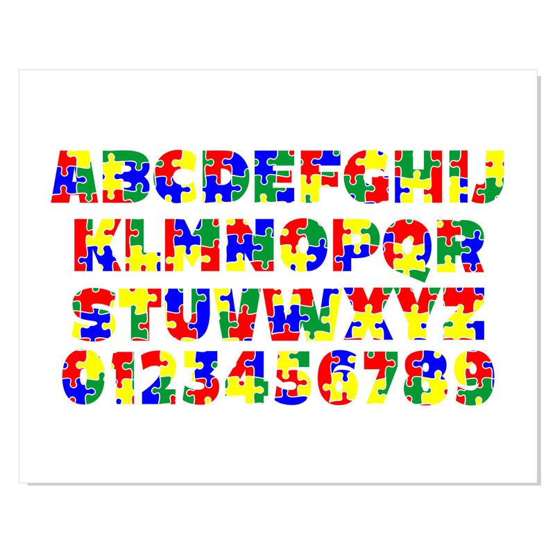 Autism Puzzle Font SVG 333.jpg