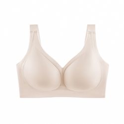 wide shoulder strap seamless non-slip underwear women's thin section breathable no steel ring bra