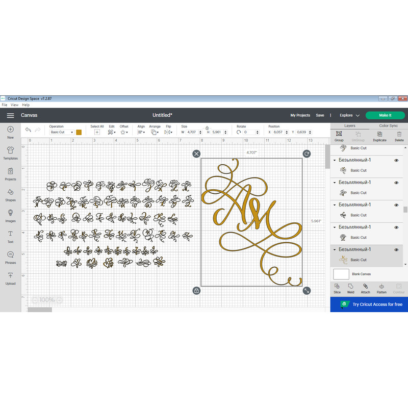 Monogram Wedding Font 9.png
