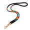 Native Style Beaded Lanyard for Badges - Ethnic Motifs, Vivid Colors