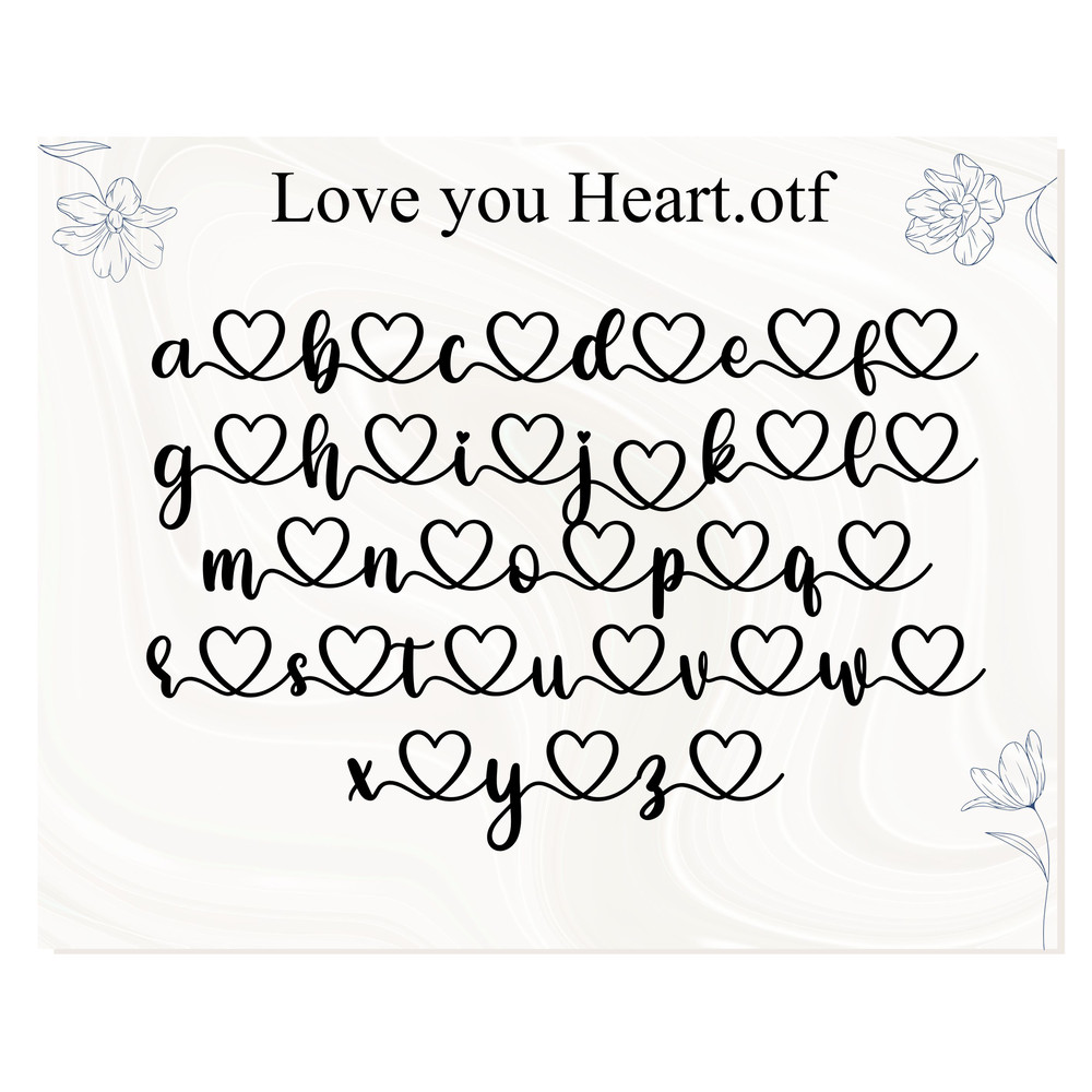 Font with Hearts font svg 333.jpg