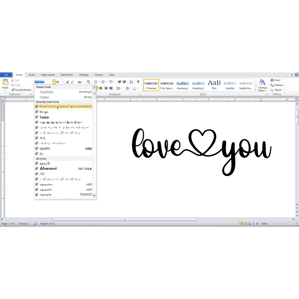 Font with Hearts font svg 666.png