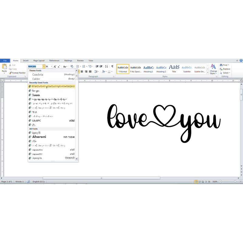 Font with Hearts font svg 666.png