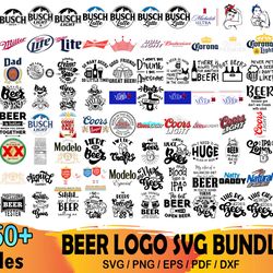150 files beer logo bundle svg, beer svg, budweiser svg
