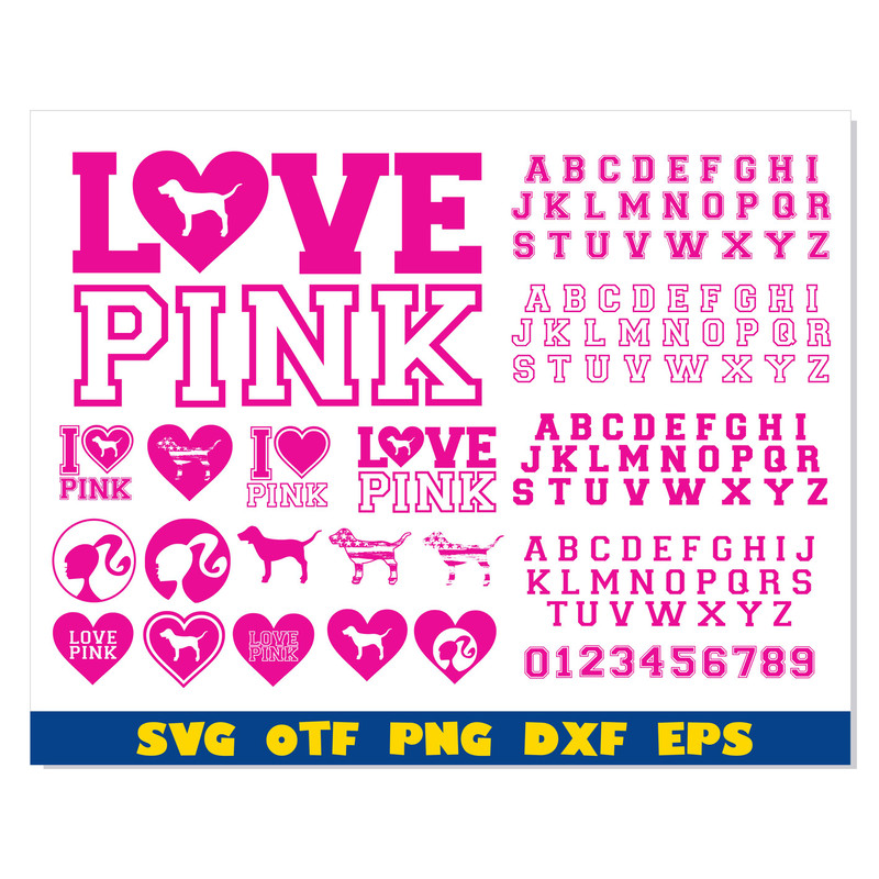 I love pink svg font Bundle 1.jpg