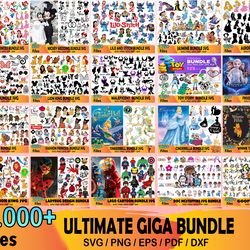 18000 disney svg bundle, disney svg, mickey svg