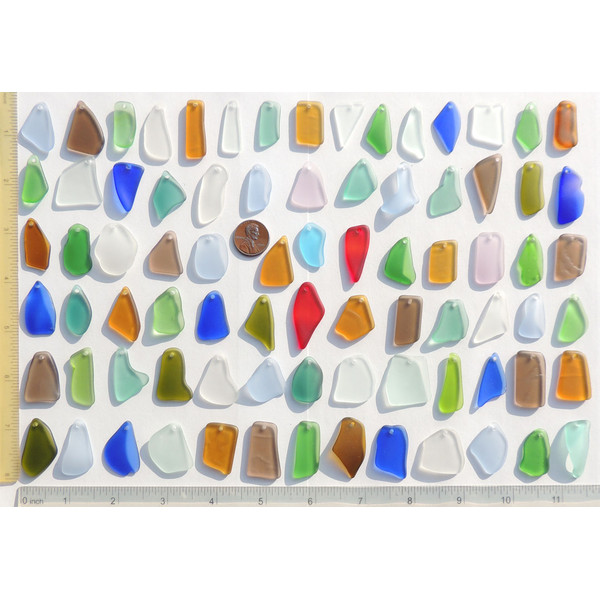 top drilled sea glass