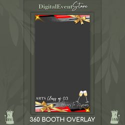 360 overlay graduation custom template 360 cheers to 20years overlay videobooth 360 alumni meeting selfie photo booth