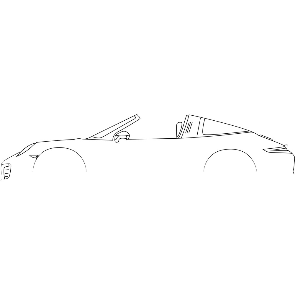 Targa 4 GTS Sportscar Car LINE ART vector file.jpg